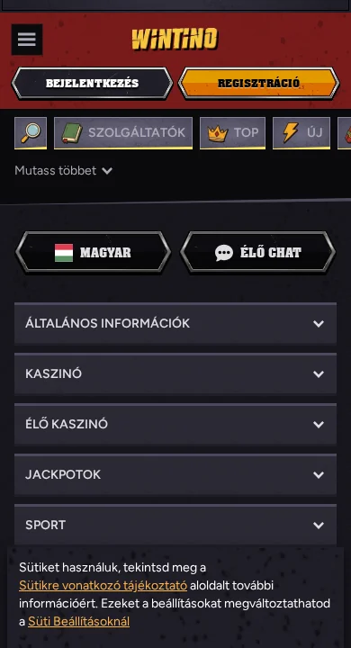 Wintino: Mobilalkalmazás